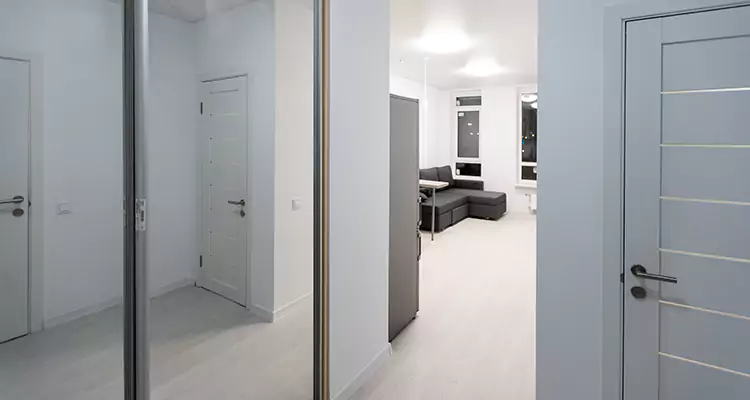 Modern Mirrored Closet Doors Repair in San Bruno, CA