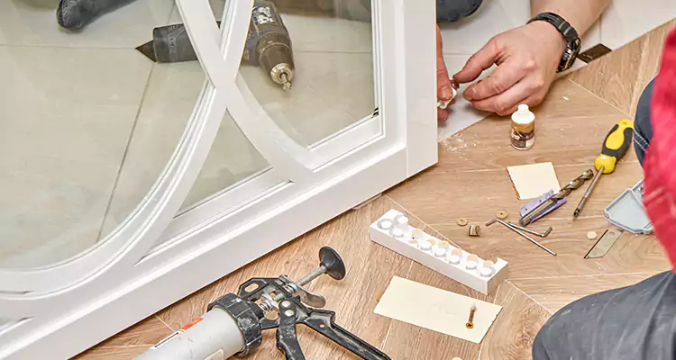 Interior Patio Door Casing Repair in San Bruno, CA